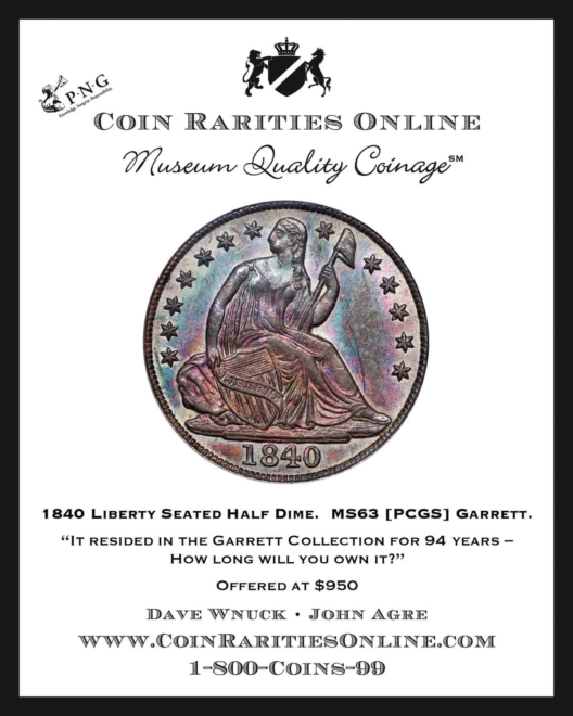 1840 Seated H10c Garrett